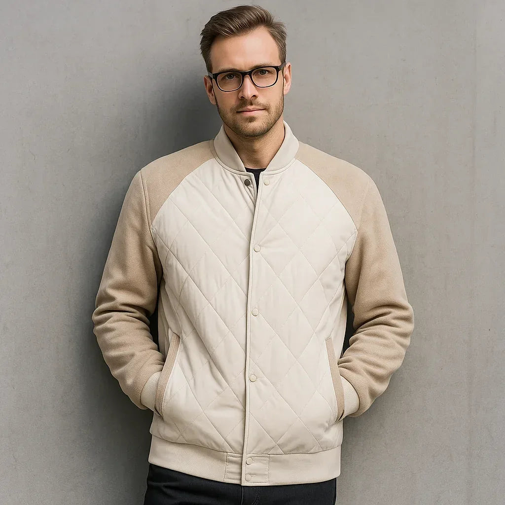 AIOPESON Men's Patchwork Bomber Jackets - ShopHub
