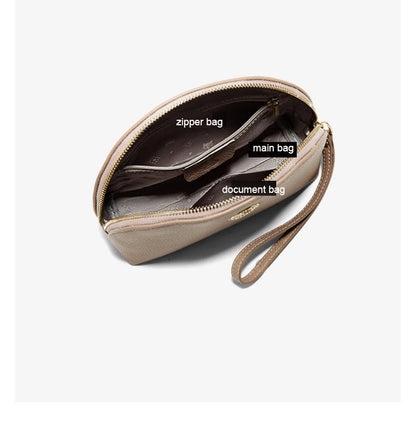 FOXER Genuine Leather Women's Mini Wristlet