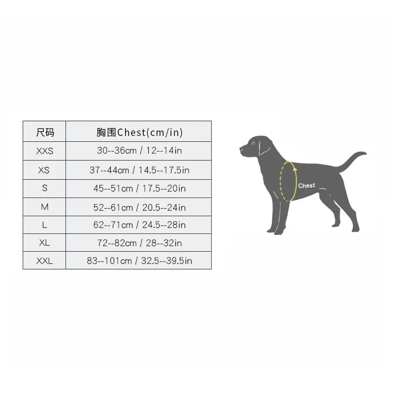 TRUELOVE High-Performance Foul Weather Jacket Dog Harness Vest Combination High-grade Nylon 66 Waterproof Keep Pet Warm YG1871