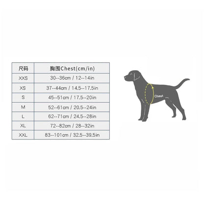 TRUELOVE High-Performance Foul Weather Jacket Dog Harness Vest Combination High-grade Nylon 66 Waterproof Keep Pet Warm YG1871