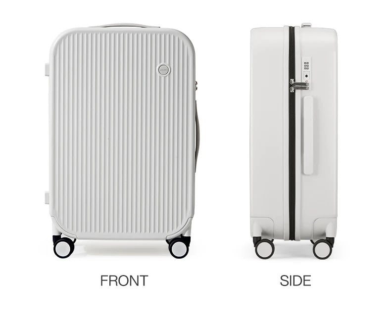 Mixi Striped Travel Luggage 16", 20", 24", and 26"