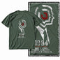 G01 Army Green Cotton Big Size 1984 Graphic Men T-shirt | Streetwear Cool Vintage O-neck Men's Tee Tshirt