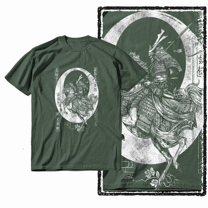 G28 Army Green Cotton Cool Dragon Graphic Men T-shirt |  Streetwear Big Size Vintage O-neck men's Tee Tshirt