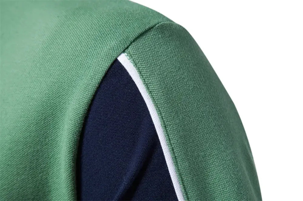 Summer Patchwork Polo Shirts - ShopHub