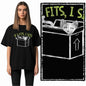 COOLMIND Cat Graphic T-Shirt | Women's Relaxed Black Tee