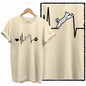 COOLMIND Beige Cat Graphic T-Shirt | Women's Relaxed Fit