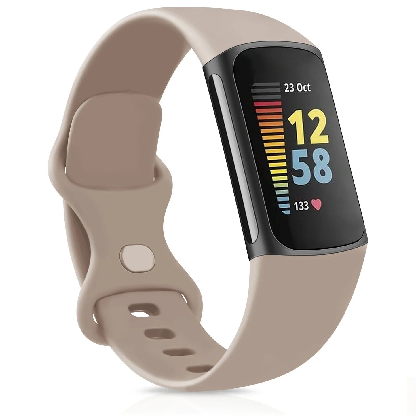 Silicone Sport Strap for the Fitbit Charge 5 Series (25 colours available) Habicare