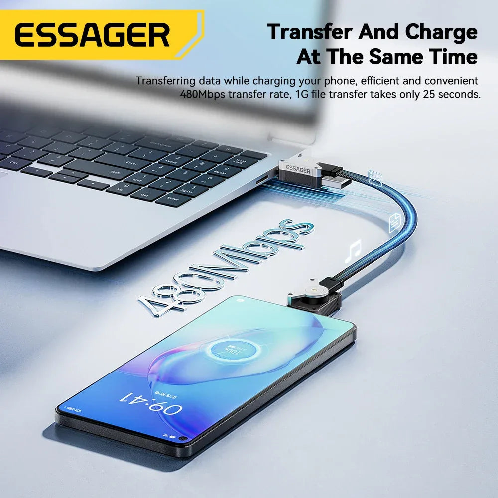 Essager 65W 4 in 1 USB C Cable - ShopHub