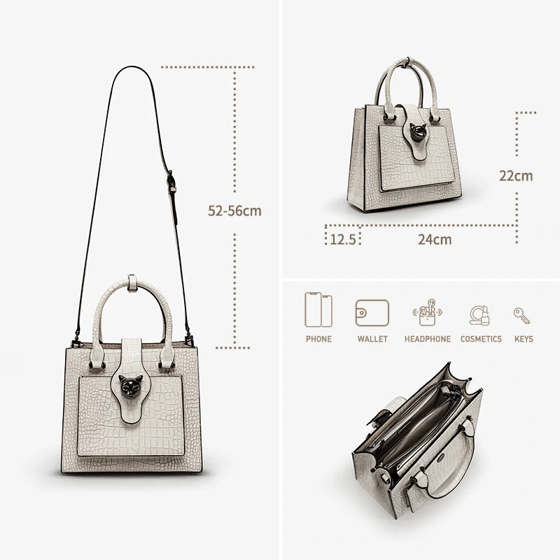 BAFELLI Women's Genuine Leather Business Handbag