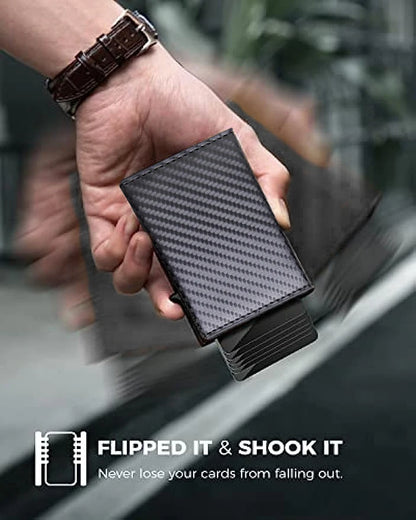 Rfid Carbon Fibe Airtag Wallets