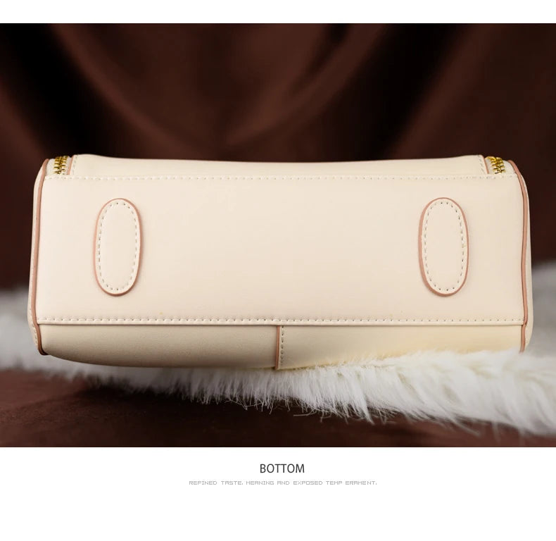 FOXER Split Leather Women's Shoulder Bag