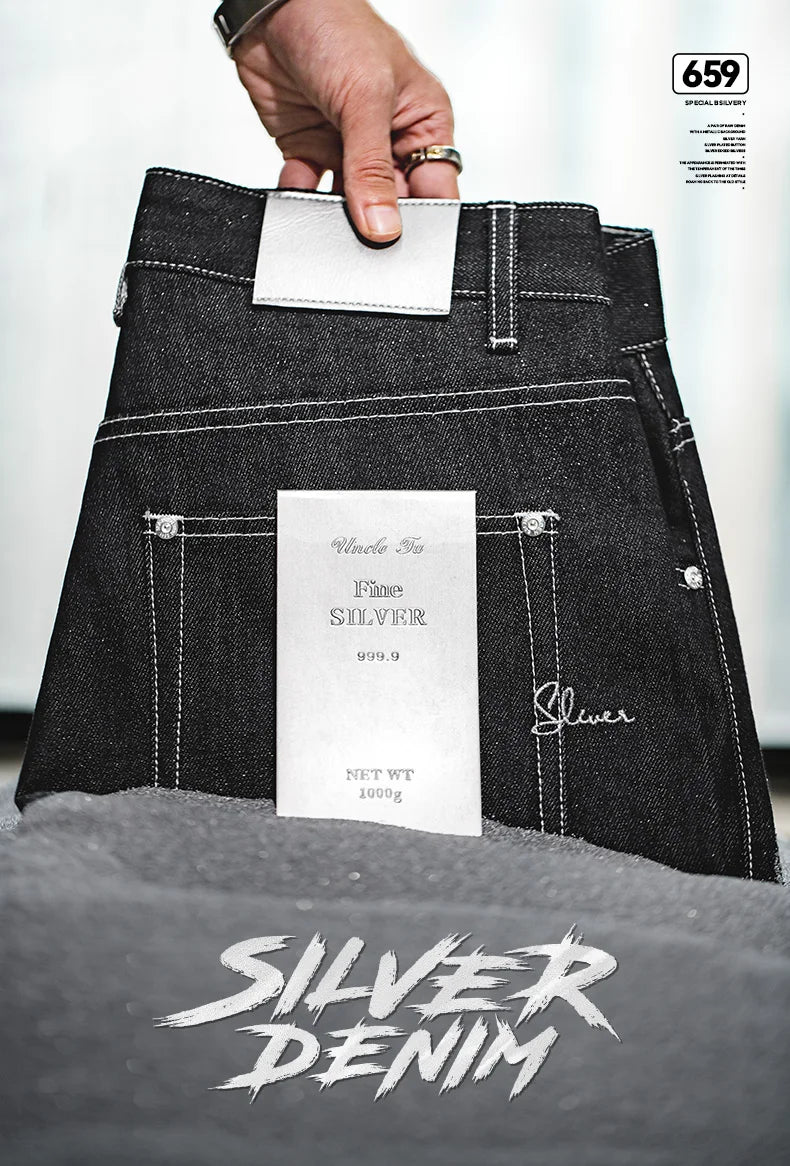 Maden Silver Denim Vintage Jeans
