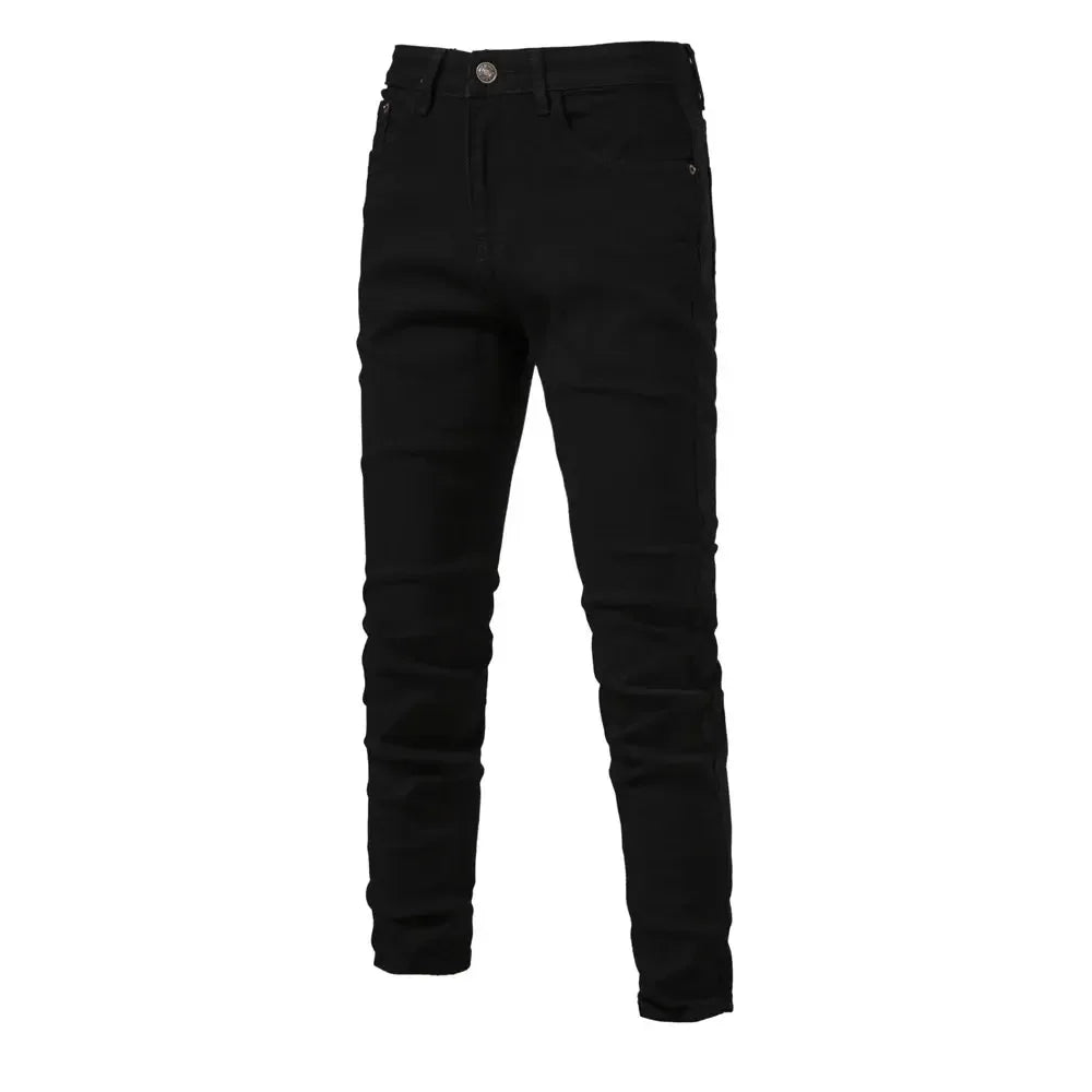 AIOPESON Men's Slim Fit Straight Jeans - ShopHub