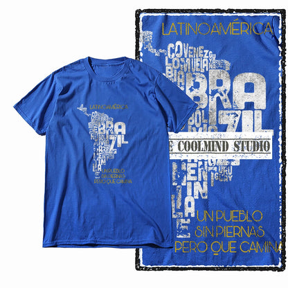 COOLMIND X0044 Latin Spirit Graphic Cotton Tee