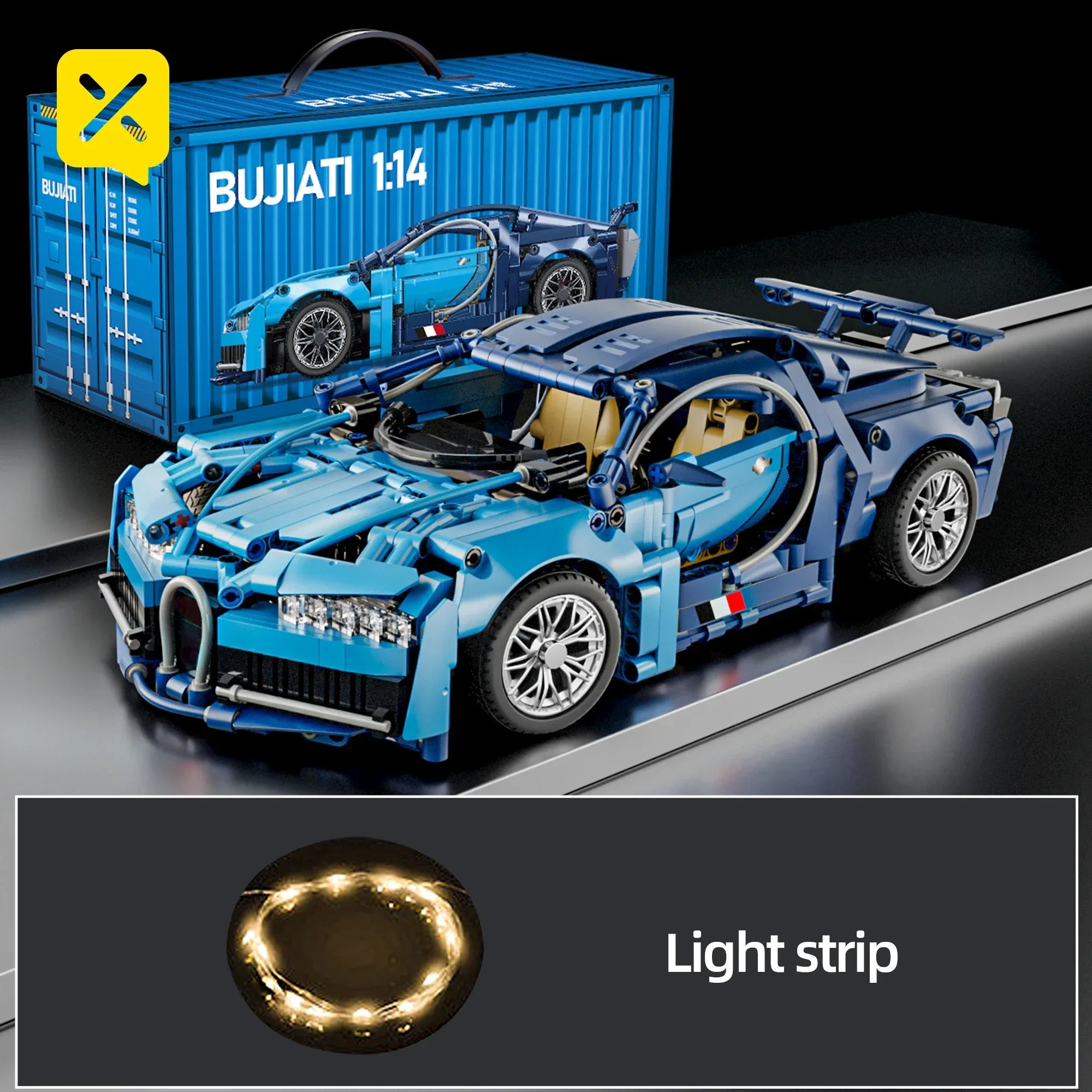 TOYLINX 1:14 Supercar Building Block Toy - ShopHub