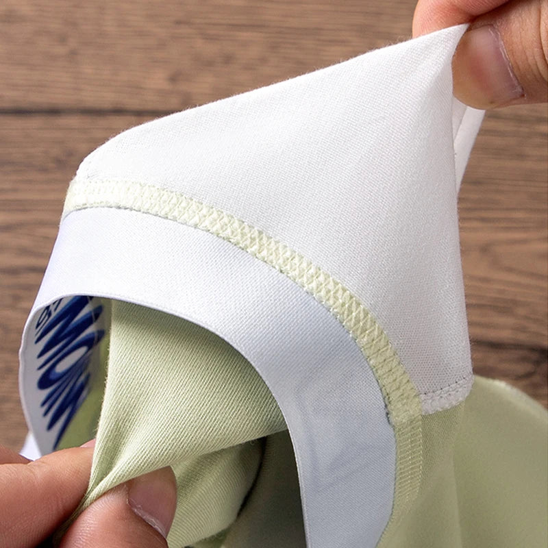 MiiOW Cotton Men's Underwear - 3Pcs Antibacterial Soft Silky Breathable Boxershorts