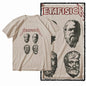 G25 Beige Cotton Streetwear COOLMIND Graphic Men T-shirt | Big Size Cool Vintage O-neck Men's Tee Tshirt