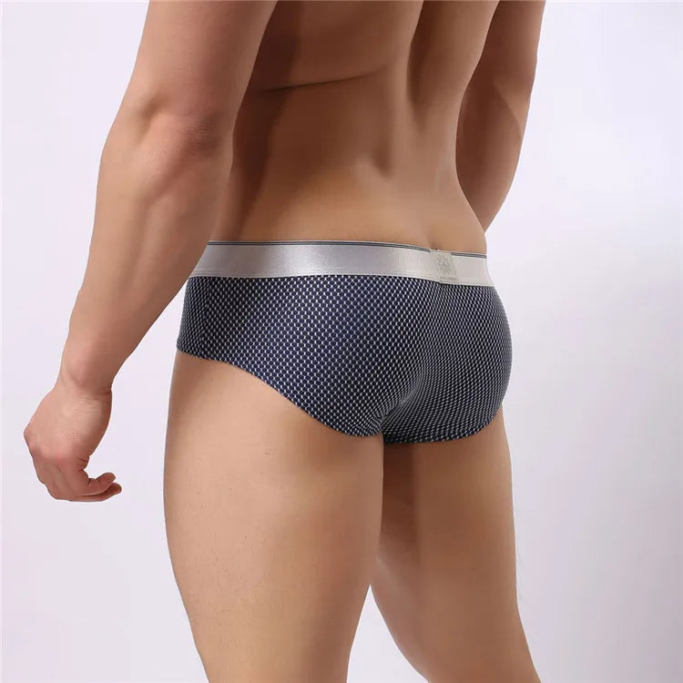 BRAVE PERSON Mens Low-Rise Boxer Briefs Sexy Fashion Underwear