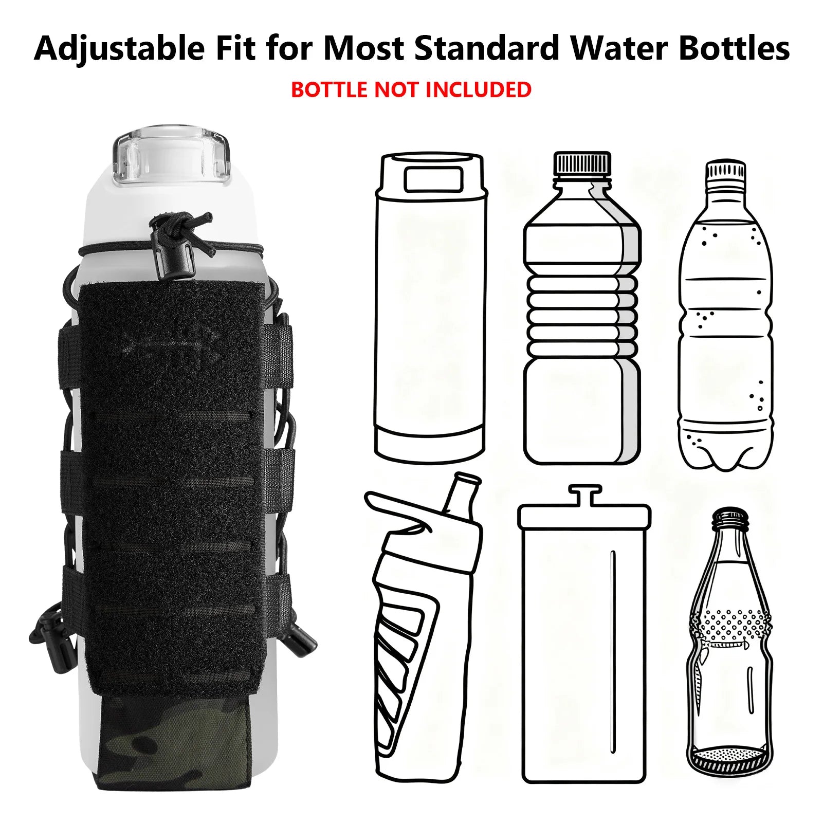 BASSDASH Water Bottle Holder Pouch ShopHub