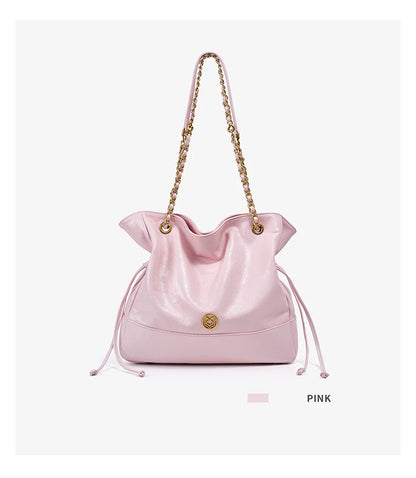 FOXER Luxury Genuine Leather Shoulder Bag