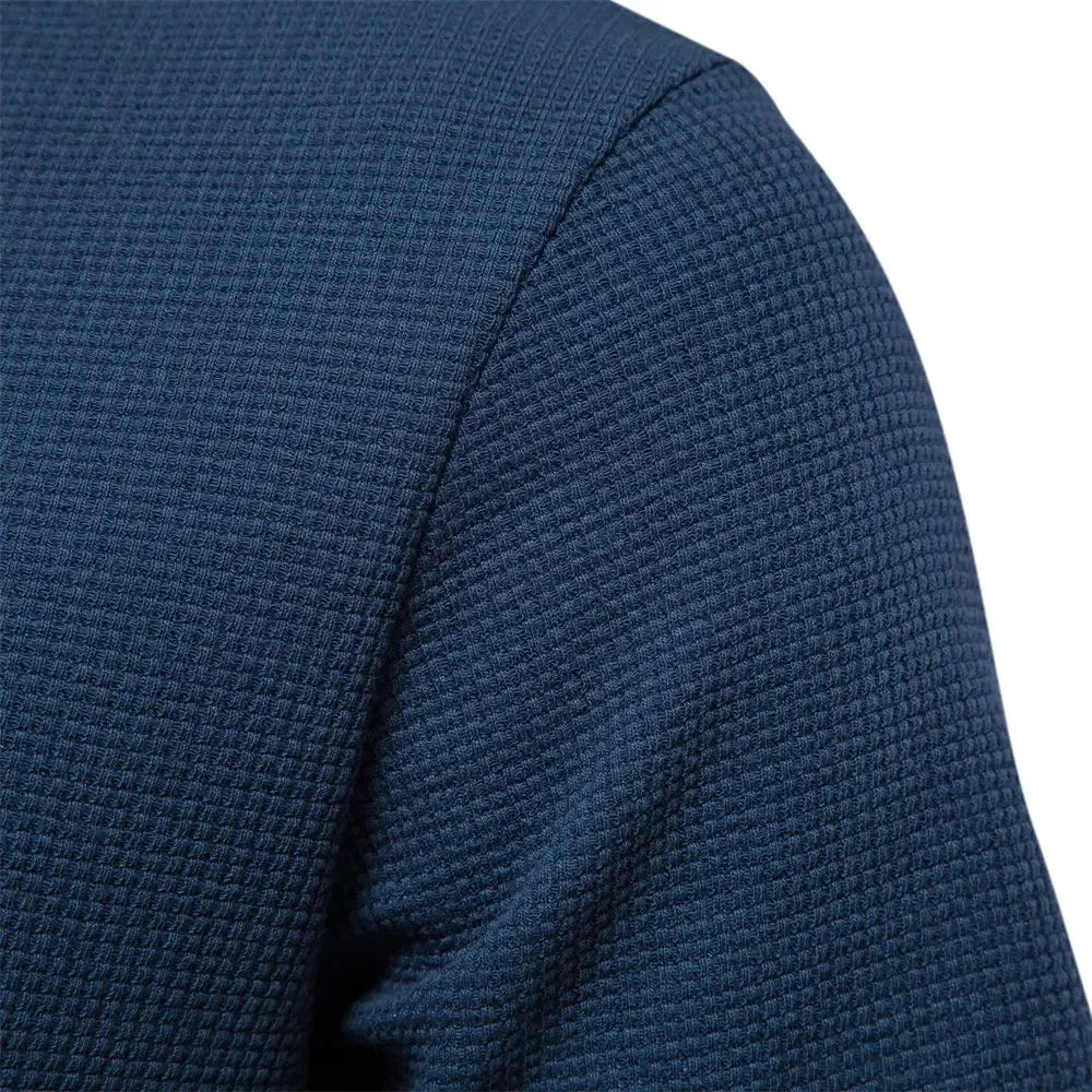 AIOPESON's Solid Colour Waffle T-Shirts - ShopHub