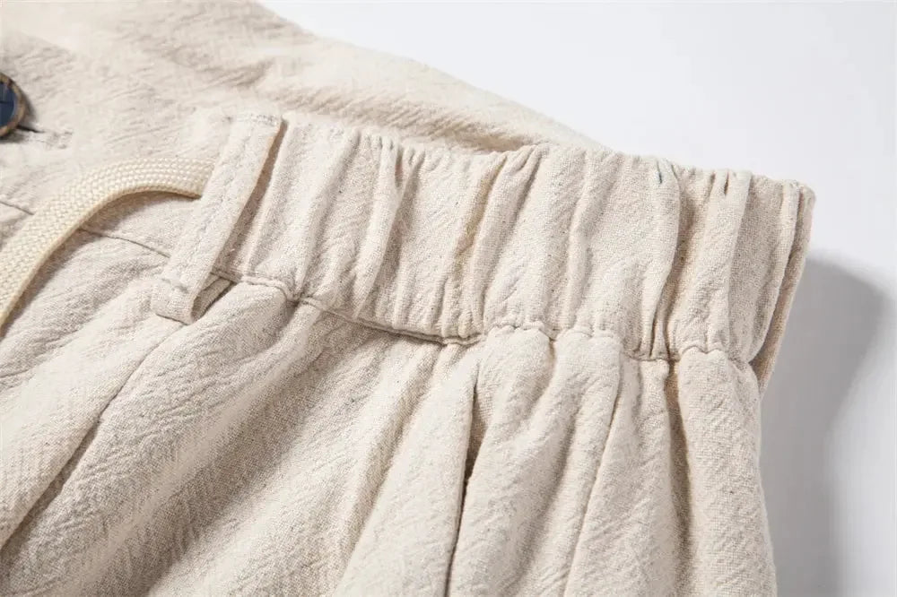 AIOPESON Casual Linen Men Trousers - ShopHub