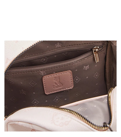 FOXER Brand PVC Leather Backpack Cute Embossing 2026 New Design Large Capacity School Bag Women's Fashion Travel Bags