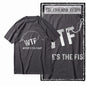 COOLMIND Z1018 Funny Fishing Graphic Cotton Tee
