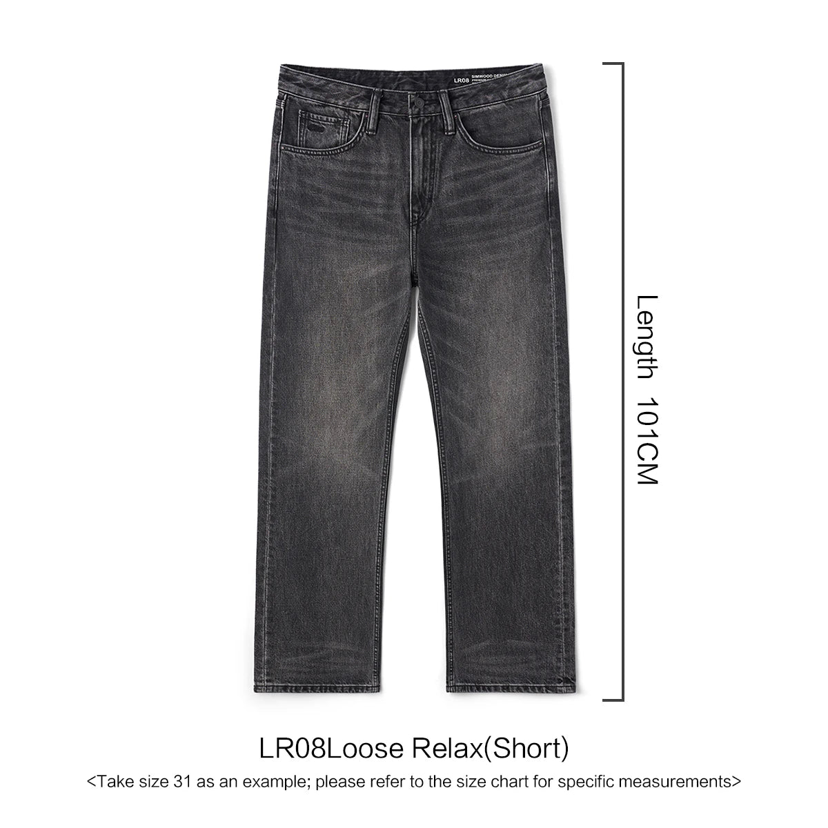 SIMWOOD 2026 Autumn New Loose Relax 13.5oz Heavyweight Washed Vintage Jeans Men Denim Pants Retro  Streetwear