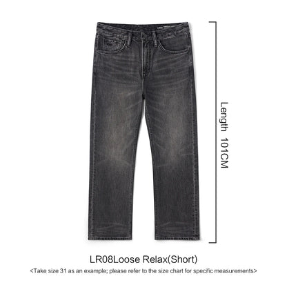 SIMWOOD 2026 Autumn New Loose Relax 13.5oz Heavyweight Washed Vintage Jeans Men Denim Pants Retro  Streetwear