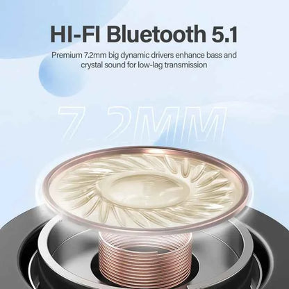 QCY T13 Wireless Earphones with 4 Mic ENC, HD Call, Stereo Sound, Touch Control, Long Standby 40Hrs
