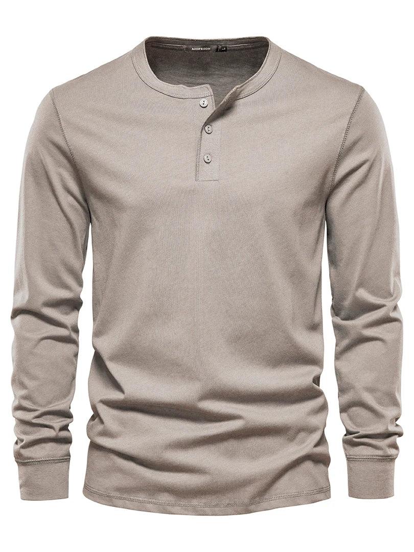 AIOPESON Men's Long Sleeve Button Down Shirts - ShopHub