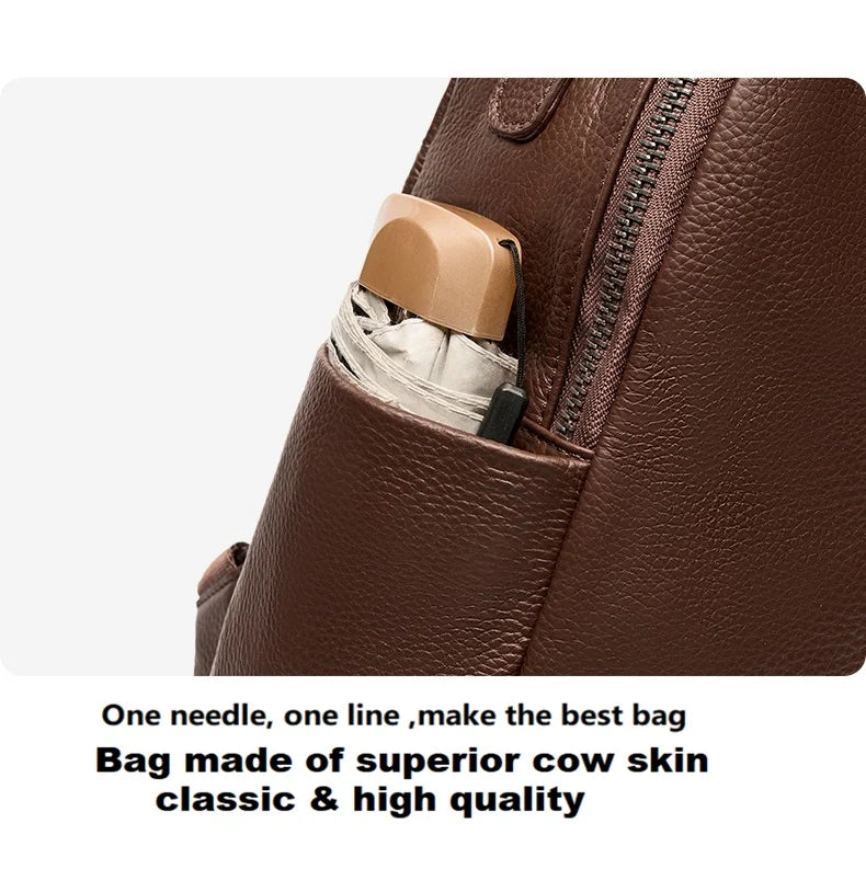 ZOOLER 2026 Limited &New Women Leather Backpack 100% Genuine Leather Backpack Fashion Travel Bag Girls Hot Business Need #SC2188