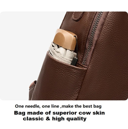 ZOOLER 2026 Limited &New Women Leather Backpack 100% Genuine Leather Backpack Fashion Travel Bag Girls Hot Business Need #SC2188