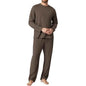 Men's long sleeve pyjama set by ShopHub NZ featuring soft fabric, comfortable fit, perfect for sleep and relaxation.