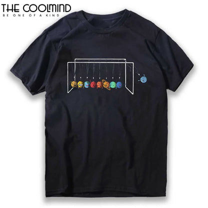 COOLMIND Aa73-P150T Cosmic Humour Cotton Tee