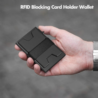 Aluminium Card Holder Rfid Blocking Wallet