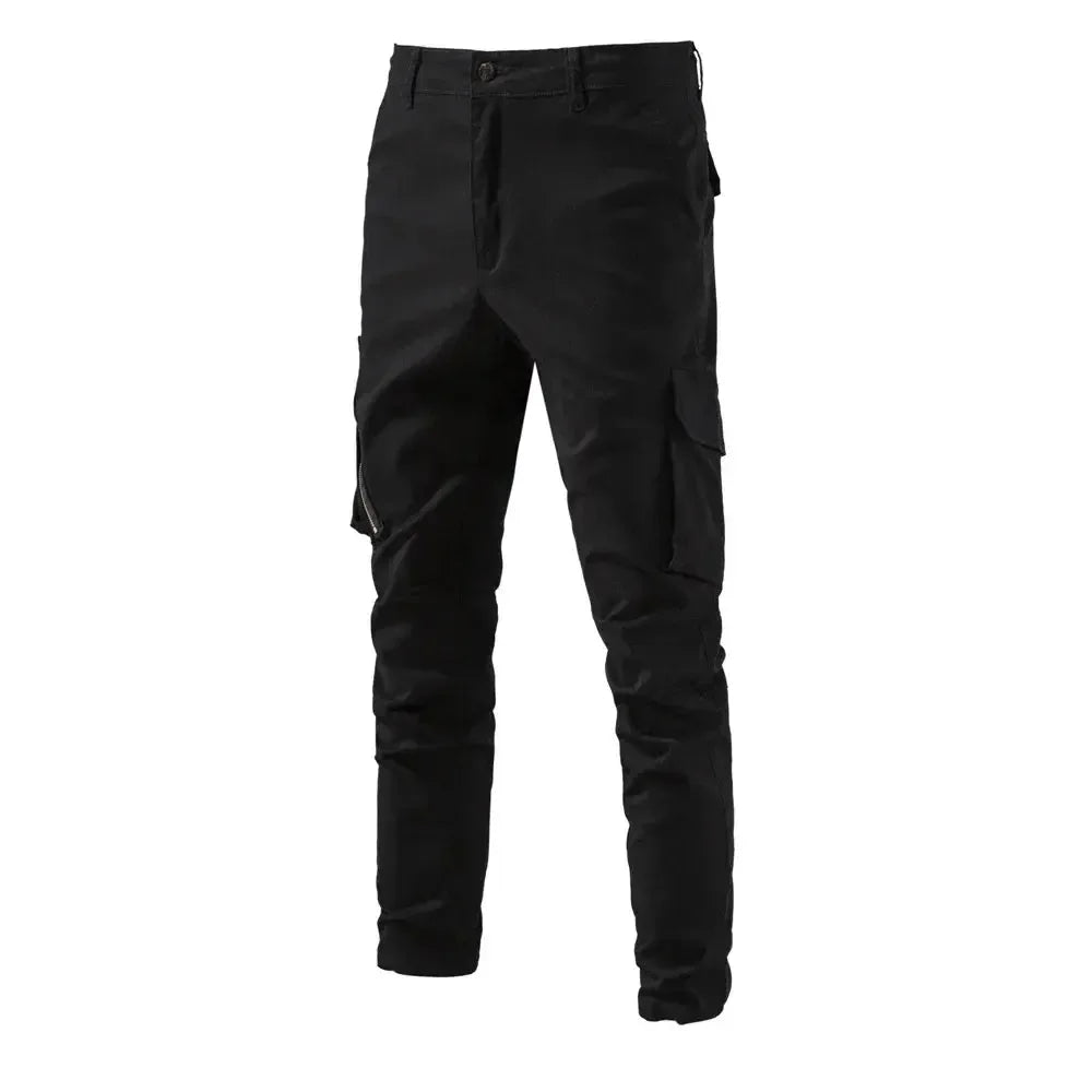 AIOPESON 100% Cotton Men's Cargo Trousers - ShopHub