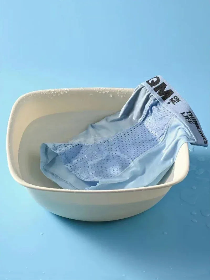 Men's 4 Pack Mesh Ice Silk Boxer Shorts - ShopHub