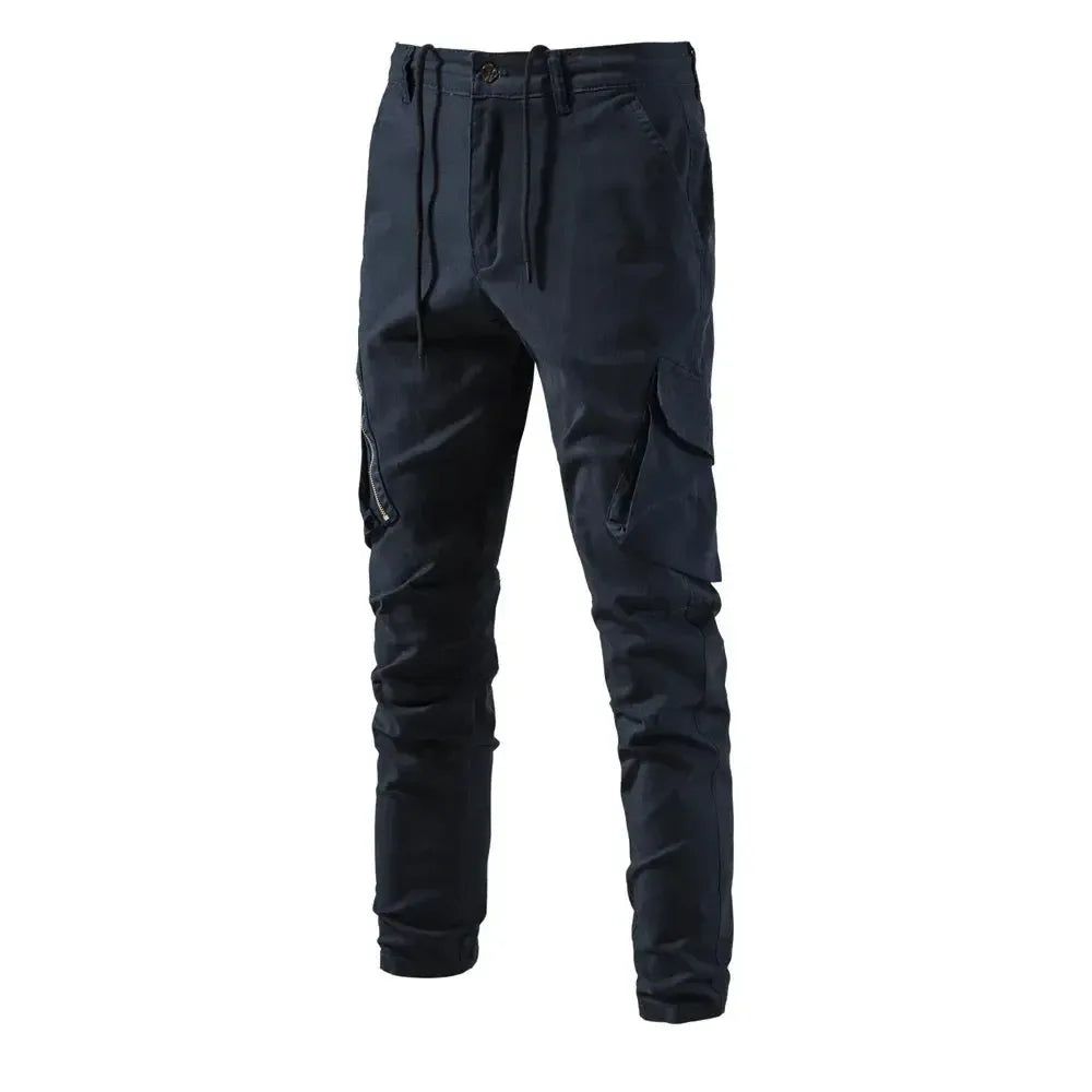 AIOPESON 100% Cotton Men's Cargo Trousers - ShopHub