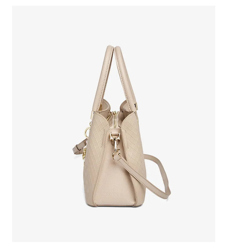 FOXER Luxury Genuine Leather Women's Shoulder Bag