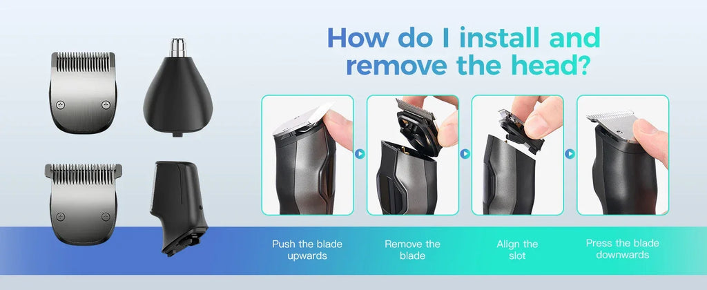 Kensen S30 4 in 1 Cordless Hair Clipper - ShopHub