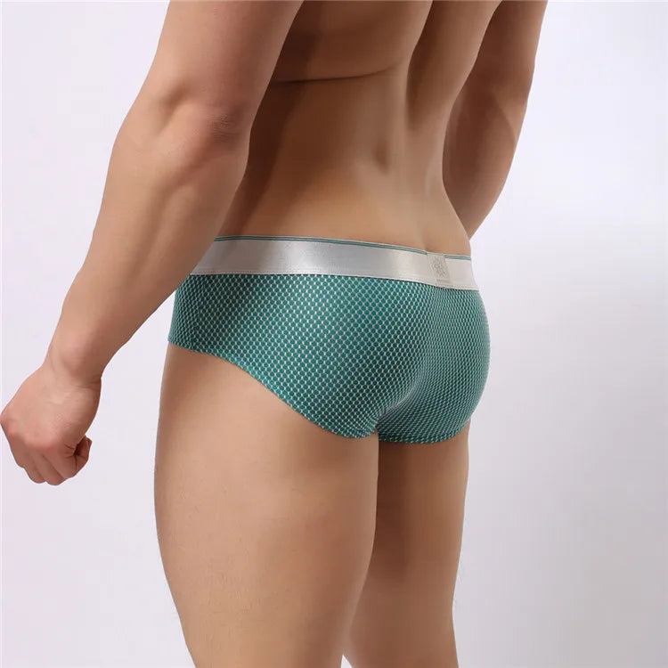 BRAVE PERSON Mens Low-Rise Boxer Briefs Sexy Fashion Underwear