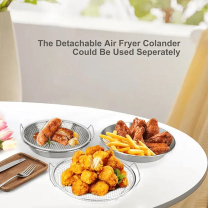Stainless Steel Cooling Rack & Tray, Kitchen Tools, Kitchen Items & Accessories, Multifunctional for Frying & Barbecue