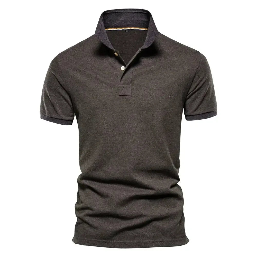 AIOPESON Men's Cotton Polos - ShopHub
