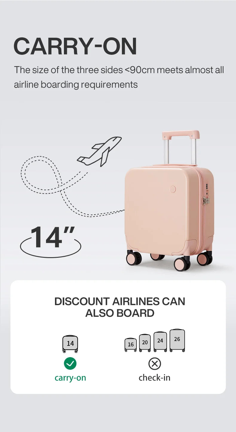 Mixi Compact 14-inch carry-on luggage