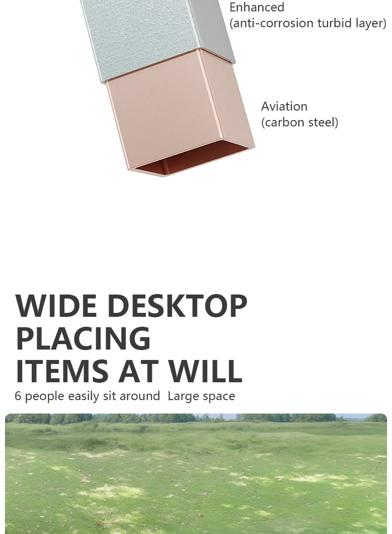 BISINNA Outdoor Egg Roll Table