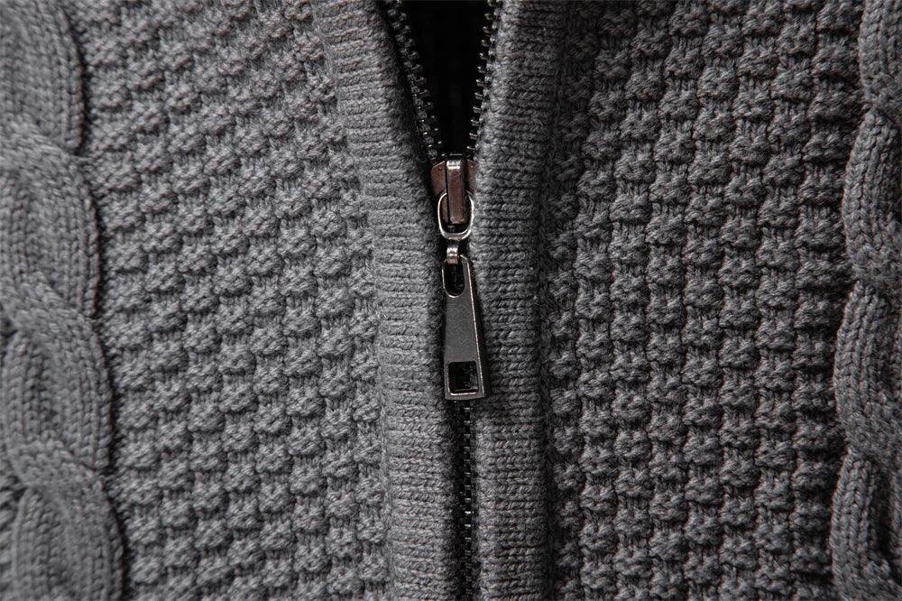 AIOPESON Classic Zip Up Jumpers - ShopHub