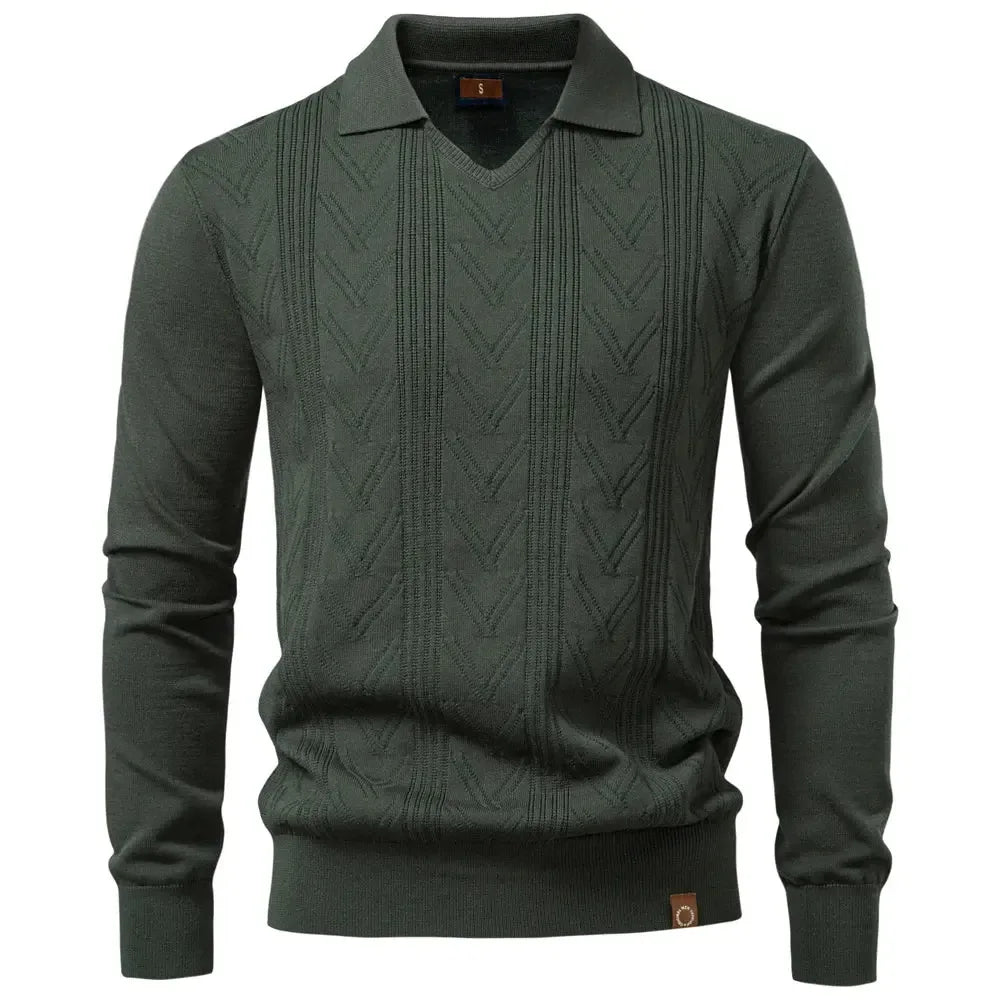 AIOPESON Modern V-Neck Jumpers - ShopHub