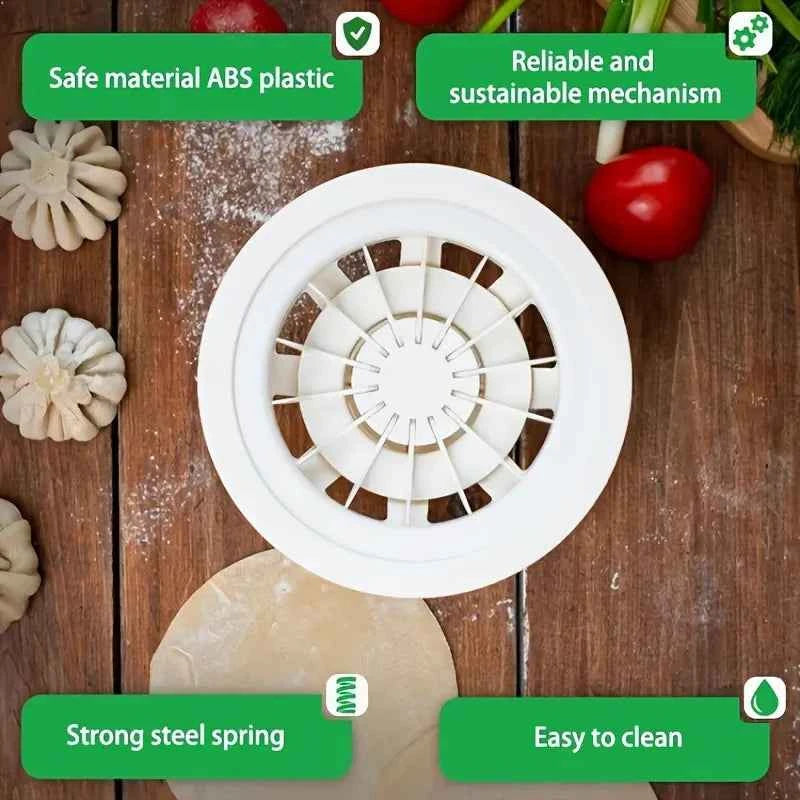 Easy-Use Non-Stick Dumpling Mold, Food-Grade Plastic for Making Uniform Pastries, Smooth Surface